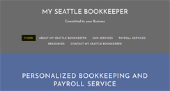 Desktop Screenshot of myseattlebookkeeper.com